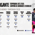¡Despierta gigante! El CD Badajoz lanza su campaña de abonados 2025‑26